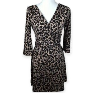 AZUL BY HOUSSY FAUX WRAP DRESS SZ.  EUC